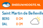 Sneeuwhoogte Saint Martin de Belleville